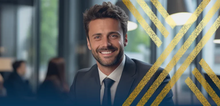 A photo of a smiling immigration solicitor, after he has explained how to get an endorsement for a uk visa application.