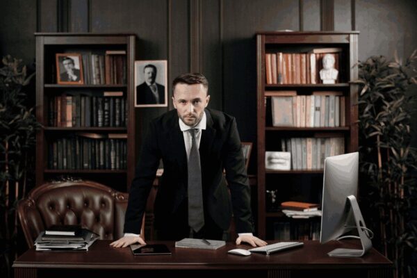 This image is showing a solicitor, referring to a profession dealing with your case