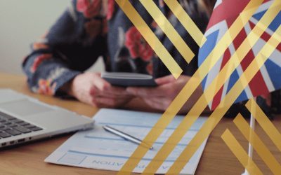 Applicant preparing a visa application form under the new UK Immigration Policy Version 3.0