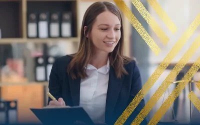 Female immigration lawyer at Axis Solicitors reviews documents for a UK spouse visa refused case.