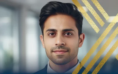 A solicitor explaining the five subcategories of the Global Business Mobility Visa and shaking hands with a client, the image contains Axis Solicitors branding and gives a sense of professionalism.